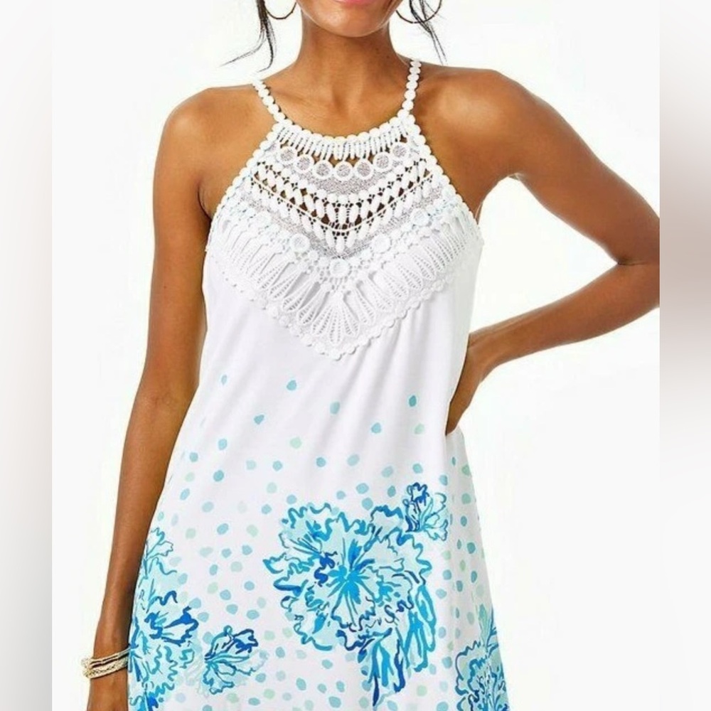 Lilly Pulitzer Pearl Soft Maxi Dress Resort Karma Camellia Size 10 $286 Retail - Picture 13 of 13
